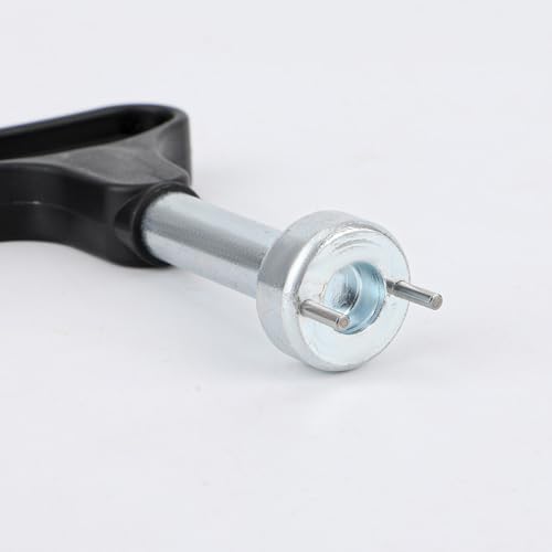 Gosknor Golfschuhe Spike Schlüssel, Eisenlegierung Werkzeug zum Ersetzen von Golfschuhen mit Spikes mit Bequemem Griff Spike-Entferner für Golfschuhe für Spike-Schuhe (Schwarz)