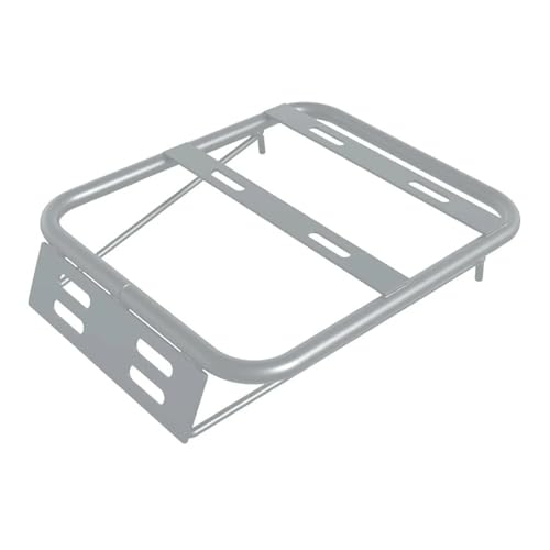Porte-bagages arrière de moto support d'extension universel étagère en fer noir