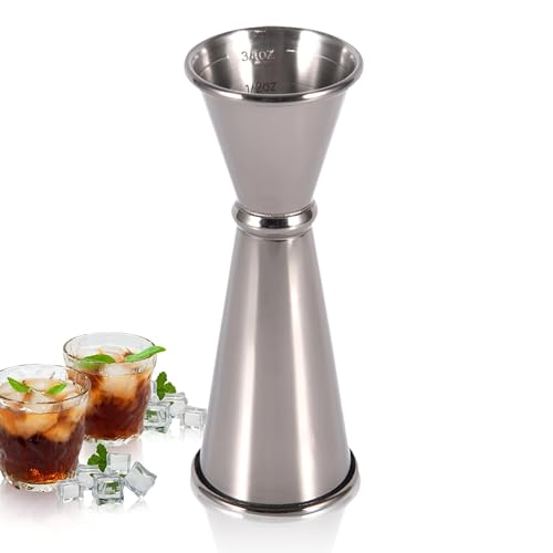 La mejor selección de Medidor de Onzas para Bar los más recomendados. 41 Doble Cabeza Bar Jigger, Jigger De Acero Inoxidable Medidor De Onzas Para Bebidas Con Medidas En El Interior Herramientas De Camarero Para El Hogar Bar Bebida Cocina 2 oz 1 oz