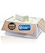 Produktbild Hygiene Guru® Papierhandtücher  1.000 Blatt [V-Falz, Zickzack-Faltung, 2-lagig, 25×23cm]  Recyclingmix für Tork H3 Spender  lebensmittelecht & ideal für Praxis, Büro, Küche & mehr