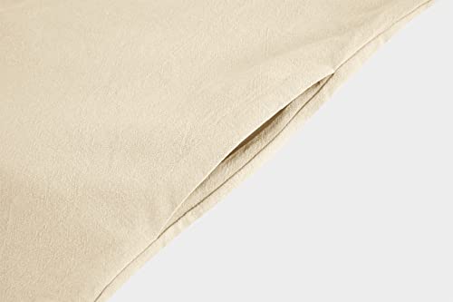 Gafeng Men's Linen Sleeveless Hoodies Summer Beach Casual Hippie Workout Muscle Frog Button Shirt Tank Tops Beige #TOP5