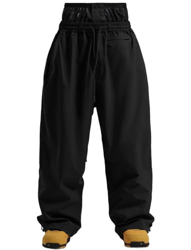 GSOU SNOW Mens Snow Pants Women Baggy Snowboard Pants Loose Fit Insulated...