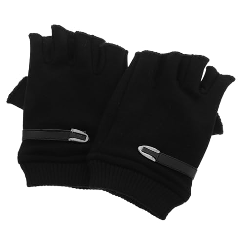 BESPORTBLE Warm Winter Gloves for Men Women Half Finger Liner Gloves Touchscreen for Cold Hands