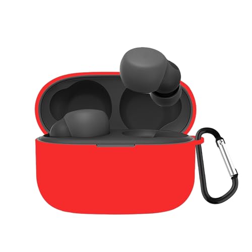 ROVIAL �Ή� Sony LinkBuds S WF-LS900N �P�[�X �t��V���R���� �S�ʕی� �����h�~ �L�Y�h�~ �ϏՌ� �h�o �y�� �����[�d�\ LED�� �J���r�i�t��(���b�h)