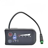 Photo Gallery faculx connettore impermeabile 24 v-48 v per bicicletta elettrica led misuratore di potenza tachimetro display strumento per bici scooter, alloggiamento abs connettore a 5 pin (24 v) Photo Gallery faculx connettore impermeabile 24 v-48 v per bicicletta elettrica led misuratore di potenza tachimetro display strumento per bici scooter, alloggiamento abs connettore a 5 pin (24 v)