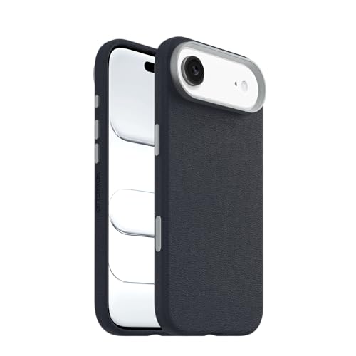 Image of OtterBox iPhone Air Symmetry Series Cactus Leather Case - Blue Sentiment - Slim, Premium Protective iPhone Case