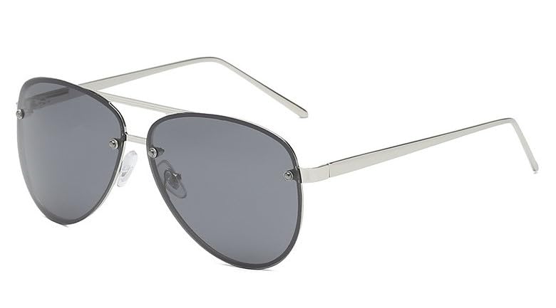 Image of Retro Polarized Aviator Sunglasses for Men Women Stylish | Metal frame with UV400 Protection | Spring Hinges Anti Glare Shatter Resistant Lightweight Goggles for Driving