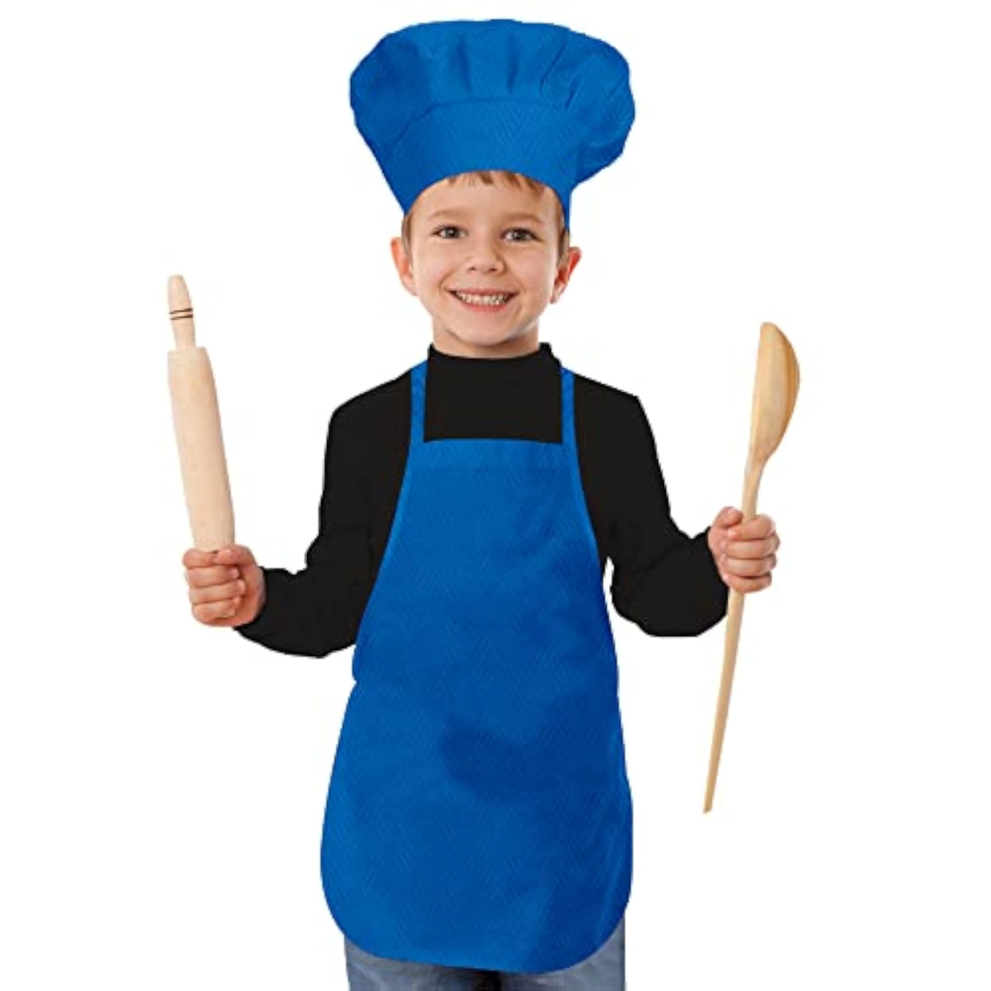 Kids Cotton Eye-catching Apron with Chef Cap