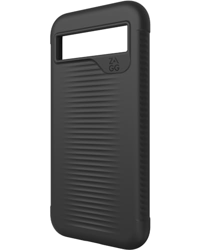 ZAGG Luxe Google Pixel 8a Case – Ultra-Slim, Drop-Proof Protection, 100% Recycled Material, Wireless Charging Ready, Black