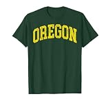 Vintage Oregon Men Oregon Women Green Design Men Women Kids T-Shirt