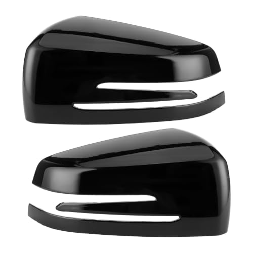 Coques rétroviseurs en fibre carbone pour Benz Classe A B C E CLA GLA GLK look sport