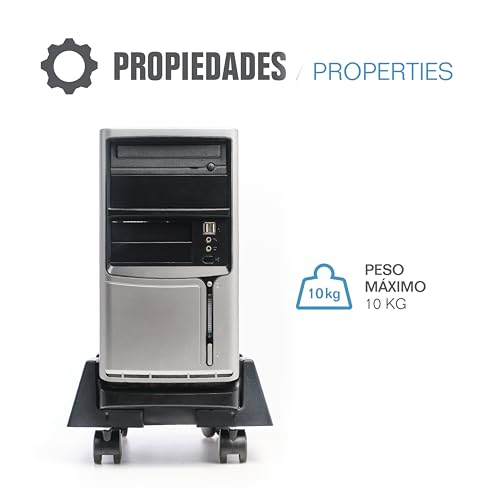 iggual SOP1 Soporte CPU Ajustable con Ruedas - imagen 4