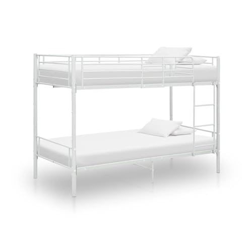 vidaXL Etagenbett Kinderbett Hochbett Metallbett Bett Stockbett Bettgestell...