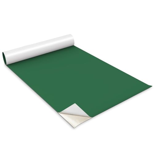 Papel Pintado para Forrar Muebles Wallfluent Vinilo Adhesivo Verde Oscuro 2