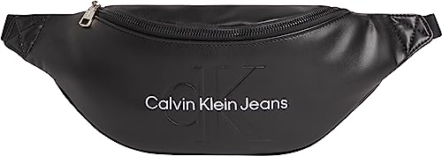 Calvin Klein Jeans Herren Bauchtasche Monogram Soft Klein, Schwarz (Black),...