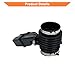 Engine Air Intake Hose Tube With Clamps.Replaces Part # 16576-3JA0A 165763JA0A 004B A27624.Compatible with Nissan Pathfinder 2013-2016,Murano 2015-2023,Infiniti QX60 2014-2016 JX35 2013
