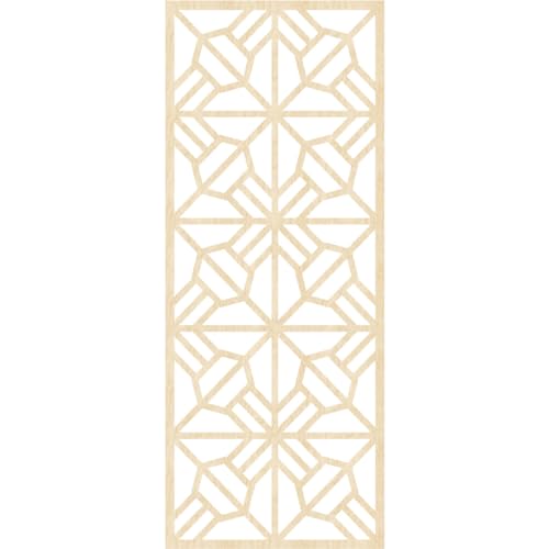 Image of Auburn Decorative Pierced Fretwork Wood Wall Panels, 31 3 /8 inchW x 79 3 /8 inchH x 3 /8 inchT, Birch