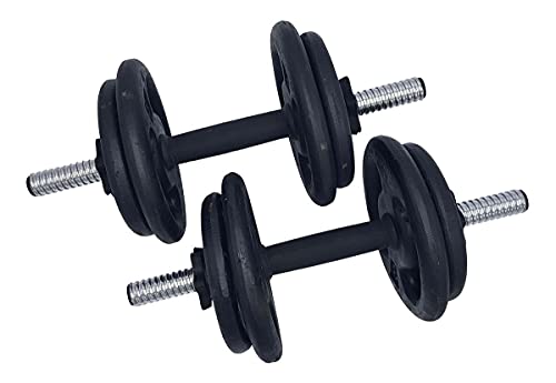 Kit Halteres Ajustáveis Com Rosca 20kg - Top!