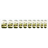 100 Pcs Beach Golf Course Nail Stickers For Women - 10 Sheets Waterproof Full Cover Nail Wraps Self-Adhesive Decals For Press On Nails Long Lasting, Easy Diy Manicure Gift