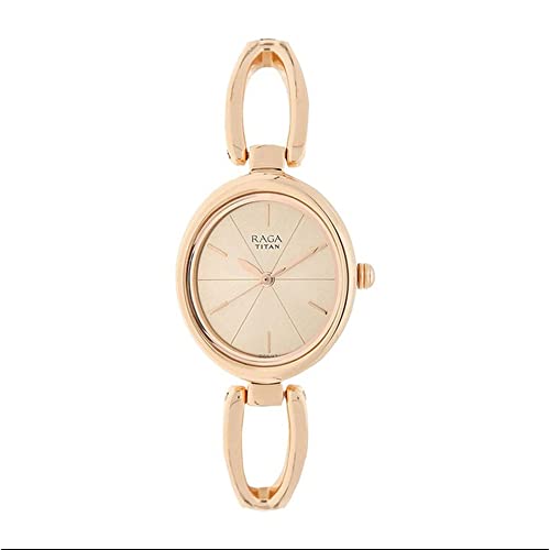 Titan Raga Viva Rose Gold Dial Women Analog Watch With Metal Strap-Ns2579Wm01 (Image - 1)