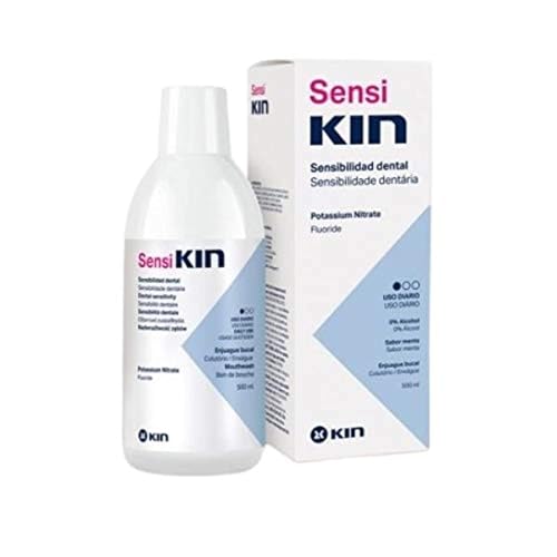 KIN Sensikin Colutorio 500ml - Antibakteriell, Mundgeruch Behandlung - Alkoholfrei