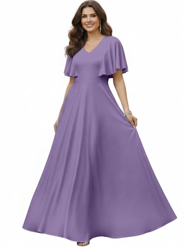 Image of KOH KOH Womens Long Elegant Bridesmaid Evening Cocktail Modest Maxi Dress
