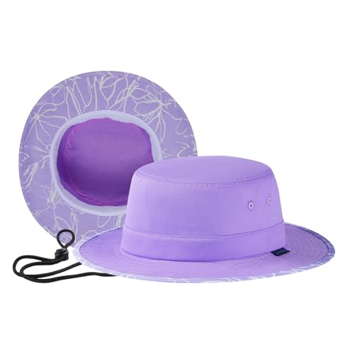 Image of UPF 50+ Foldable Sun Hat Patterned Under Brim Bucket Hats for Summer Hiking Fishing Beach Safari Men Women