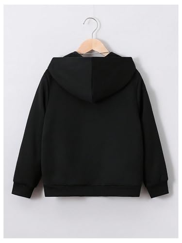 SweatyRocks Boy's Zip Up Hoodies Long Sleeve Hooded Jackets Sweatshirts with Pockets2