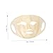 FOYTOKI 3pcs Silicone Reusable Face Mask Covers Moisturizing Facial Beauty Supplies for Women Stretchable Durable and Safe Light Pink