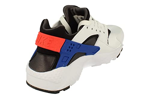 Nike Huarache Run GS Running Trainers DQ0975 Sneakers Shoes (UK 3 US 3.5Y EU 35.5, White Bright Crimson 100)3
