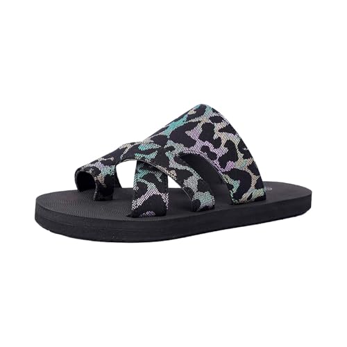 Generico Chanclas de playa para mujer, chanclas de verano y playa, zapatos de chanclas antideslizantes suaves ducha cuña Flip-Flops ligeras zapatillas de casa mar sandalias ofertas relámpago del día