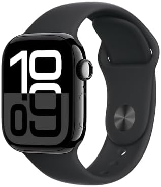 Apple Watch Series 10 GPS • Caixa preta brilhante de alumínio – 4...