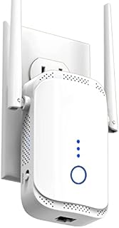 All-New 2022 WiFi Extender Internet Signal Booster and Amplifier - Long Range Coverage up to 35 Devices, Wi-Fi Repeater for Home and Outdoor, with Ethernet Port, Access Point - 5 Modes, Easy Setup