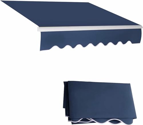 Auvent de terrasse rétractable pour stopper la chaleur et la pluie en cour - 2