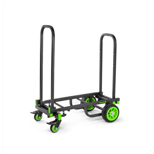 Gravity CART M 01 B - Multifunktionswagen (Mittel), Plattformwagen mit Traglast bis 150 kg, klappbar, schwarz