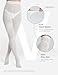 Viozocy 2 Pairs Women's 80D Opaque Tights, Soft Run-Resistant High Waisted Pantyhose, Solid Color Tights With 28 Colors (2 Pairs Cream, Small-Medium)