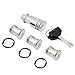 Getfarway 5003843AA Ignition Starter Switch Door Lock Cylinder Set w/Two Keys Compatible with Jeep Wrangler TJ 2002 2003 2004 2005 2006 Replace 68001713AA 5003843AB 4864651