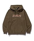ジップアップフーデッドスウェットシャツ STANDARD LOGO ZIP UP HOODED SWEATSHIRT 101254012012 BROWN L