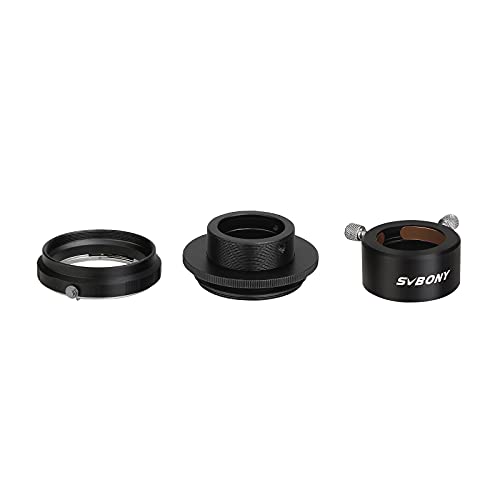 Svbony SV149 M42 CCD Adaptateur,Turn SLR Caméra Lentilles entrée Télescope pour Photographie ou Guidage,Compatible avec Nikon AF Lentille, 1.25in Télescope Oculaire - Image 6