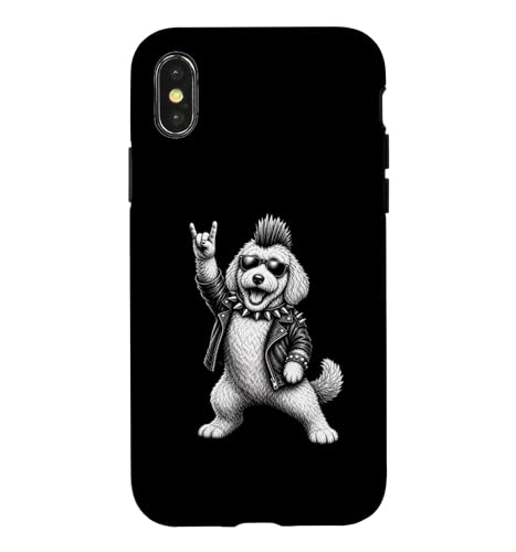 Goldendoodle �p���N���b�N�~���[�W�b�N ���z�[�N���D�� �X�}�z�P�[�X iPhone X/XS �p