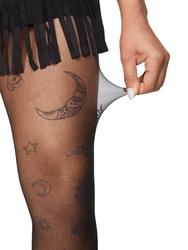 Image of SHENHE Women's Patterned Fishnet Tights High Waist Pantyhose Floral Stockings