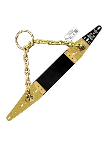 Frontline ROCH01 Halo Reusable Heavy Duty Chain Anchor | Integrated O-Ring | OSHA & ANSI Compliant | High Strength Alloy Steel | Installation On Wood Structures