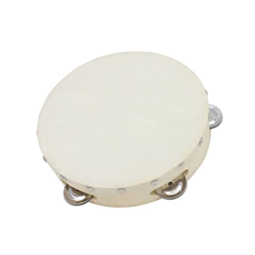 Abaodam 8 Pandeiro De Madeira Percussão Pandeiro Brinquedo Crianças Pandeiros Bongôs Para Crianças T