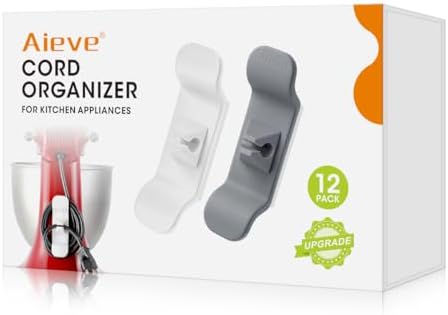 Aieve Cord Organizer for Kitchen Appliances, Cord Wrap Cord Holder Cord Keeper for Kitchen Organizers and Storage, Cable Organizer for Appliances