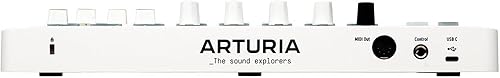 Miniatura 5 de Arturia MiniLab 3 - Teclado MIDI compacto y controlador de almohadilla (blanco) con cable MIDI de 6 pies y paño de limpieza (3 artículos)