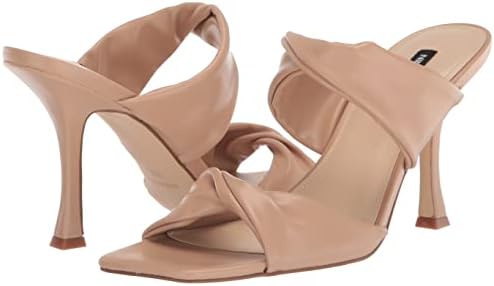 Nine West Women's Seeya Heeled Sandal, Warm Blush, 7 | Image 6