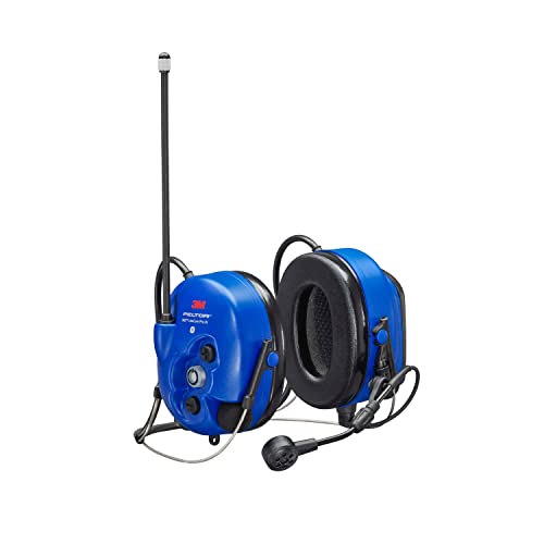 Image of 3M PELTOR WS LiteCom PRO III Headset, Intrinsically Safe, Neckband, Professional Grade Durability, Wireless Two-Way Communication Radio, Bluetooth, Boom Microphone, Royal Blue, MT73H7B4D10N-50