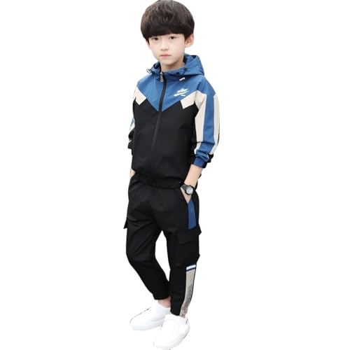 linboo Kinder Trainingsanzug Jungen Sport Set 2tlg Jogging...