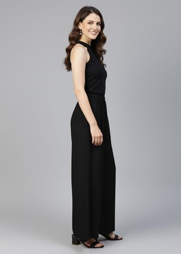 Image of Go Gazab - Stylish Women's Palazzo: Trendy Rayon Solid Color Ethnic Wear Palazzo