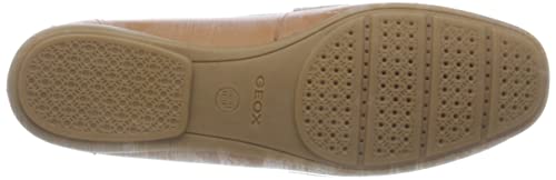 Image of Geox Women's D ANNYTAH MOC Moccasin, Camel /White, 4 UK